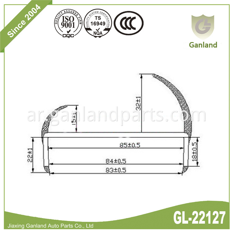 PVC H channel Seal GL-22127